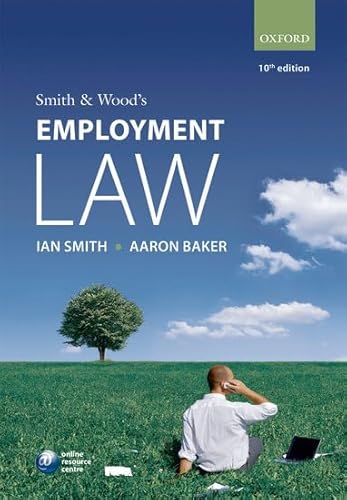 Beispielbild fr Smith & Wood's Employment Law zum Verkauf von AwesomeBooks