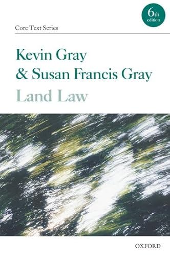 Beispielbild fr Land Law (Core Texts Series) zum Verkauf von AwesomeBooks