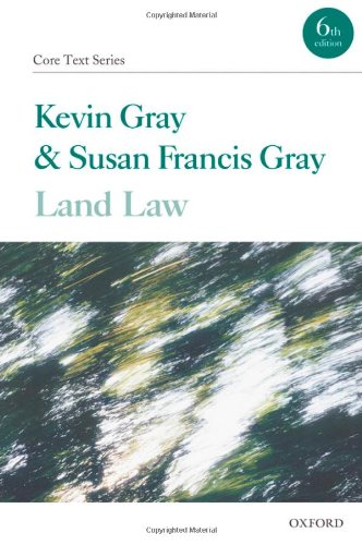 Imagen de archivo de Land Law (Core Texts Series) a la venta por AwesomeBooks