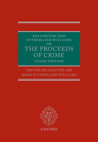 Imagen de archivo de Millington and Sutherland Williams on The Proceeds of Crime a la venta por WorldofBooks