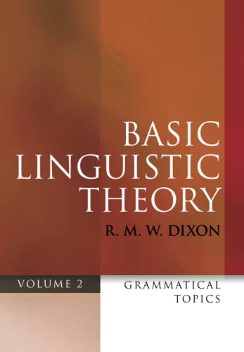 9780199571086: BASIC LINGUISTIC THEORY 2 GRAM TOPICS P: Grammatical Topics