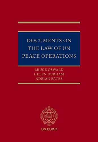 Beispielbild fr Documents on the Law of UN Peace Operations zum Verkauf von Prior Books Ltd