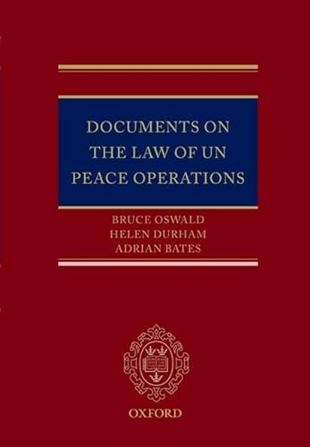 Beispielbild fr Documents on the Law of UN Peace Operations. zum Verkauf von Kloof Booksellers & Scientia Verlag