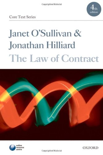 Stock image for The Law of Contract (Core Texts Series) for sale by Goldstone Books