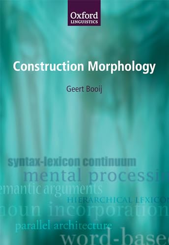 Beispielbild fr Construction Morphology (Oxford Linguistics) zum Verkauf von Seattle Goodwill
