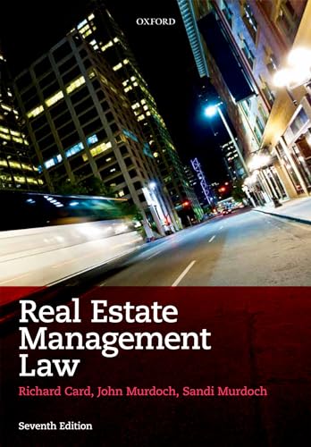 Imagen de archivo de Real Estate Management Law a la venta por AwesomeBooks