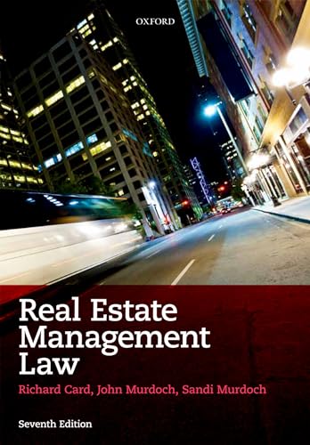 Stock image for Real Estate Management Law for sale by Better World Books Ltd