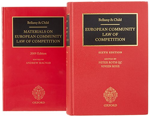 9780199572229: Bellamy & Child: European Community Law of Competition