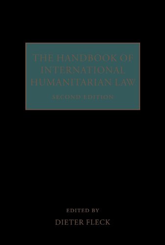 Stock image for The Handbook of Humanitarian Law in Armed Conflicts for sale by Better World Books Ltd