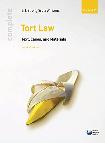 Beispielbild fr Complete Tort Law: Text, Cases, & Materials zum Verkauf von WorldofBooks