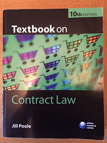 Beispielbild fr Textbook on Contract Law zum Verkauf von AwesomeBooks