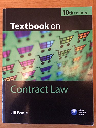 Imagen de archivo de Textbook on Contract Law a la venta por AwesomeBooks