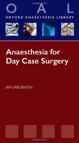 Imagen de archivo de Anaesthesia for Day Case Surgery a la venta por Better World Books