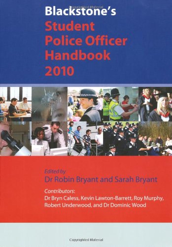 Stock image for Blackstone's Student Police Officer Handbook 2010 for sale by AwesomeBooks