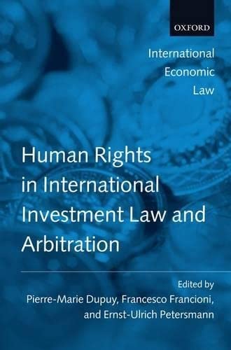 Stock image for Human Rights in International Investment Law and Arbitration for sale by Revaluation Books