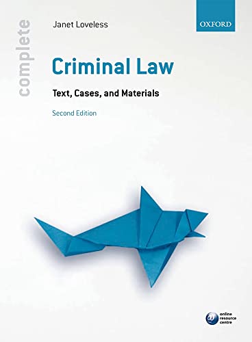 Imagen de archivo de Complete Criminal Law: Text, Cases, and Materials a la venta por WorldofBooks