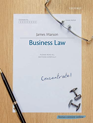 Imagen de archivo de Business Law Concentrate: Law Revision and Study Guide a la venta por WorldofBooks