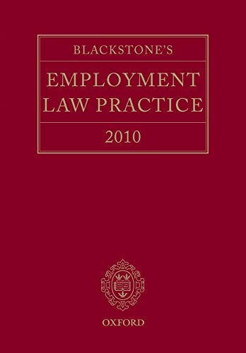 Stock image for Blackstone's Employment Law Practice 2010 for sale by AwesomeBooks