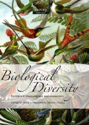 9780199580668: Biological Diversity: Frontiers in Measurement and Assessment