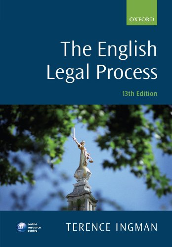 9780199581948: The English Legal Process