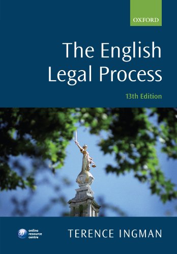 Stock image for The English Legal Process for sale by HPB-Red