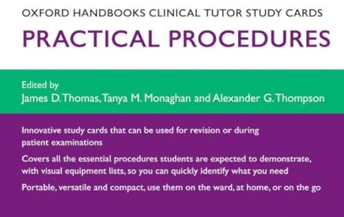 Stock image for Oxford Handbooks Clinical Tutor Study Cards: Procedures (o, Box of cards) for sale by Iridium_Books