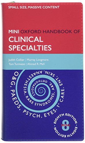 Imagen de archivo de Oxford Handbook of Clinical Specialties - Mini edition (Oxford Medical Handbooks) a la venta por Ergodebooks