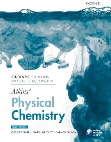 Stock image for Student's Solutions Manual to Accompany Atkins' Physical Chemistry for sale by GF Books, Inc.