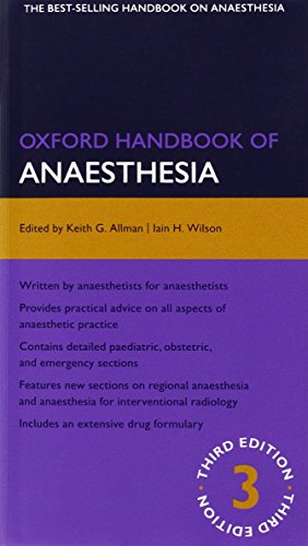 Beispielbild fr Oxford Handbook of Anaesthesia (Oxford Medical Handbooks) zum Verkauf von Big Bill's Books
