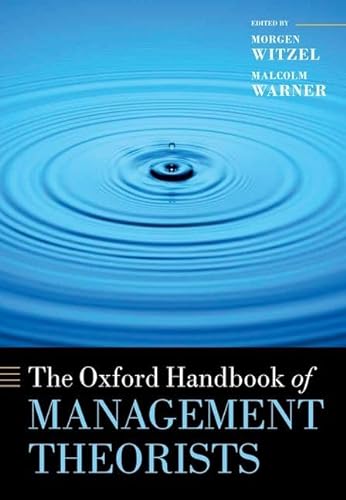 9780199585762: The Oxford Handbook of Management Theorists (Oxford Handbooks)