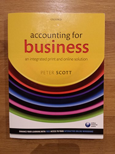 9780199586530: Accounting for Business: An Integrated Print and Online Solution