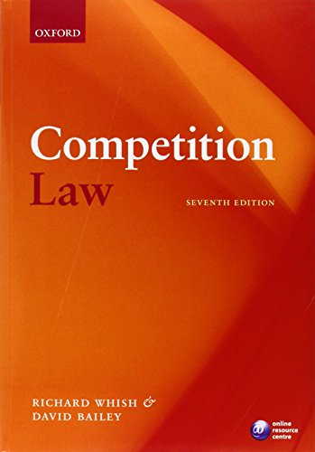 Beispielbild fr Competition Law zum Verkauf von Reuseabook