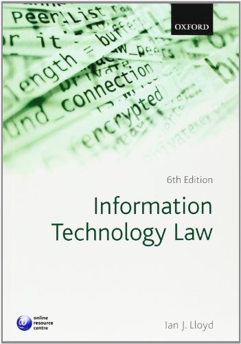 Beispielbild fr Information Technology Law: 6th Edition zum Verkauf von WorldofBooks