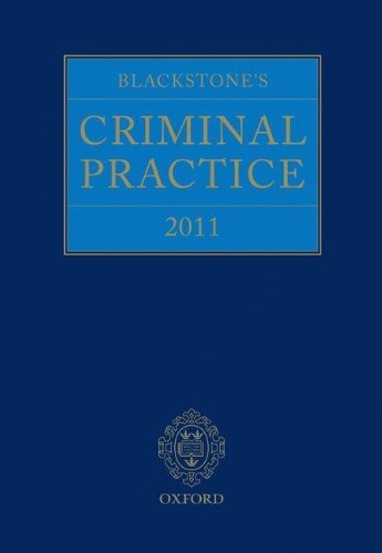 9780199589289: Blackstone's Criminal Practice 2011 (book & CD-ROM pack with all supplements)