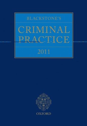 9780199589296: Blackstone's Criminal Practice 2011 (Book & CD-ROM pack)