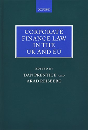Stock image for Corporate Finance Law in the Uk and Eu for sale by Revaluation Books