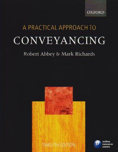 Beispielbild fr A Practical Approach to Conveyancing zum Verkauf von AwesomeBooks