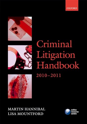 Imagen de archivo de CRIMINAL LITIGATION HANDBOOK 2010-2011. a la venta por Cambridge Rare Books