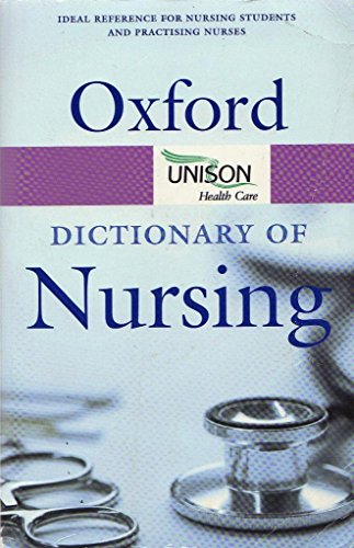 9780199590711: Dict of Nursing 5e Unison Opr: Ncs P