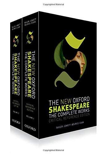 Beispielbild fr The New Oxford Shakespeare: Critical Reference Edition: The Complete Works zum Verkauf von GF Books, Inc.