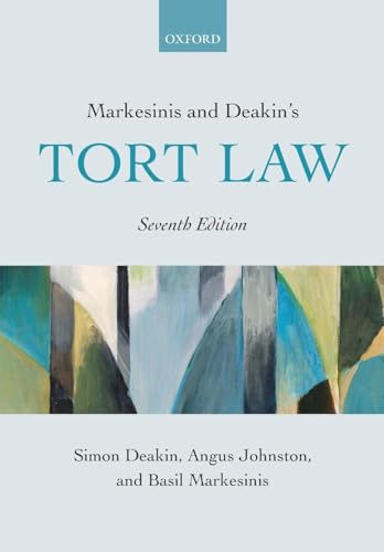 Beispielbild fr Markesinis and Deakin's Tort Law zum Verkauf von AwesomeBooks