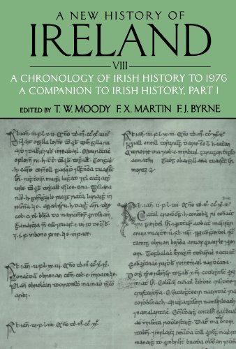 Imagen de archivo de A New History of Ireland, Volume VIII: A Chronology of Irish History to 1976: A Companion to Irish History, Part I a la venta por GF Books, Inc.