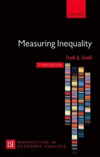 Imagen de archivo de Measuring Inequality (London School oCowell, Frank a la venta por Iridium_Books