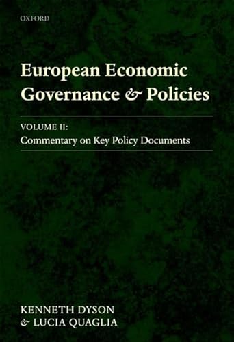 Beispielbild fr European Economic Governance and Policies, Volume II: Commentary on Key Policy Documents zum Verkauf von Buchpark