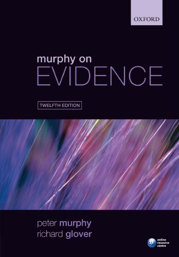 Imagen de archivo de Murphy on Evidence a la venta por Better World Books Ltd