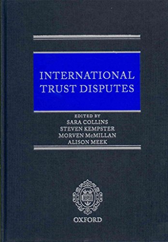 9780199594702: International Trust Disputes