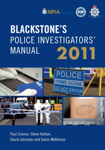 Stock image for Blackstone's Police Investigators' MaConnor, Paul P.; Hutton, Glenn G for sale by Iridium_Books