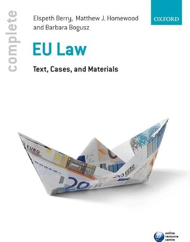 Stock image for Complete EU Law: Text, Cases, and Materials for sale by MusicMagpie