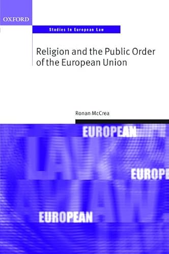 9780199595358: Religion and the Public Order of the European Union