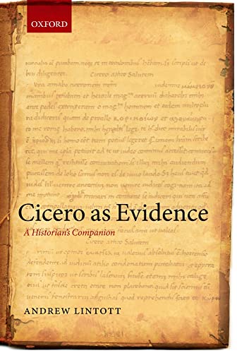 Stock image for CICERO AS EVIDENCE. A HISTORIAN'S COMPANION for sale by Librairie Guillaume Bude-Belles Lettres
